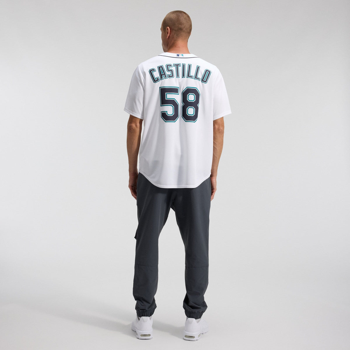 Seattle Mariners Luis Castillo White Home Replica Jersey