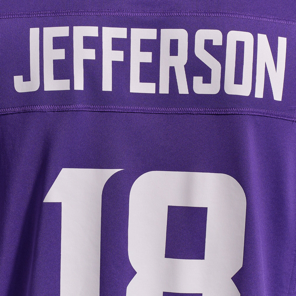 Minnesota Vikings Justin Jefferson Purple Player Game Jersey