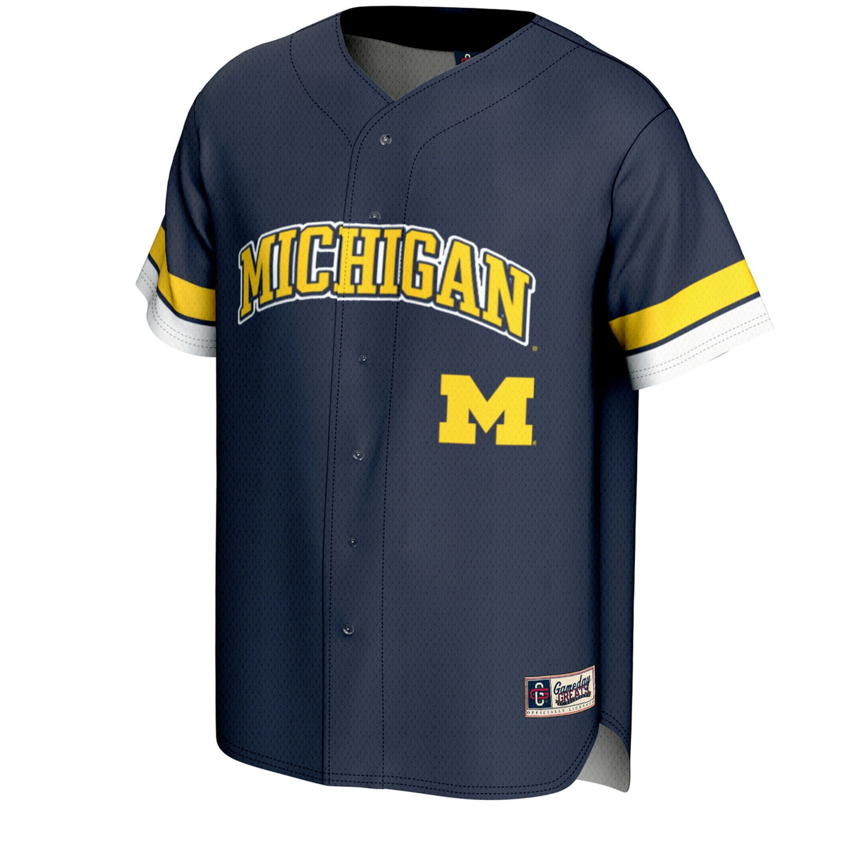Michigan Wolverines Spirit Baseball Jersey - Navy