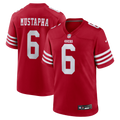 San Francisco 49ers Malik Mustapha Scarlet Game Jersey