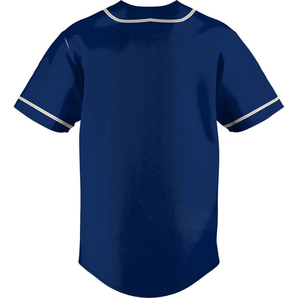 Navy Midshipmen Lightweight Baseball Jersey - Blue