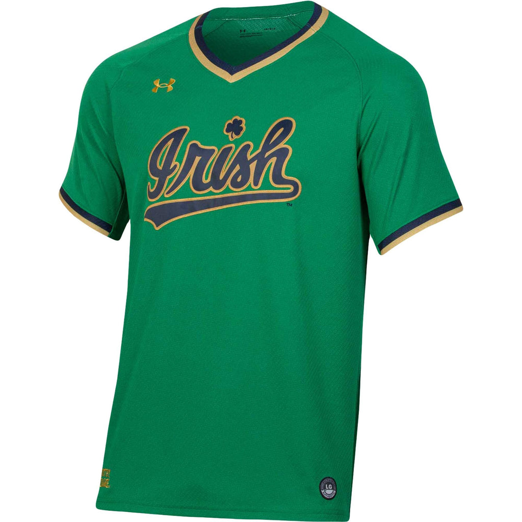 Notre Dame Fighting Irish Replica Baseball Jersey - Green