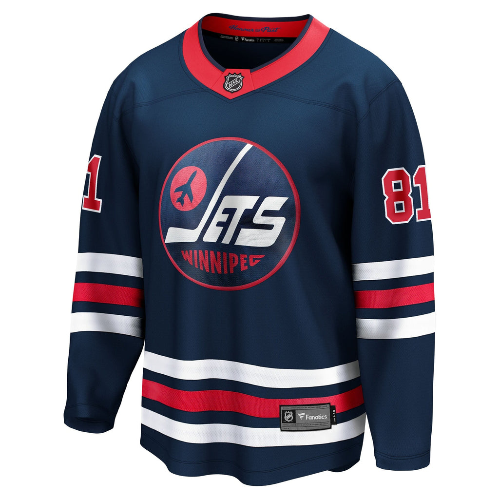 Winnipeg Jets Kyle Connor Navy Alternate Breakaway Jersey