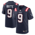 New England Patriots Kayshon Boutte Navy Game Jersey
