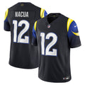 Los Angeles Rams Puka Nacua Midnight Blue 2025 Rivalries Collection Stitched Limited Jersey