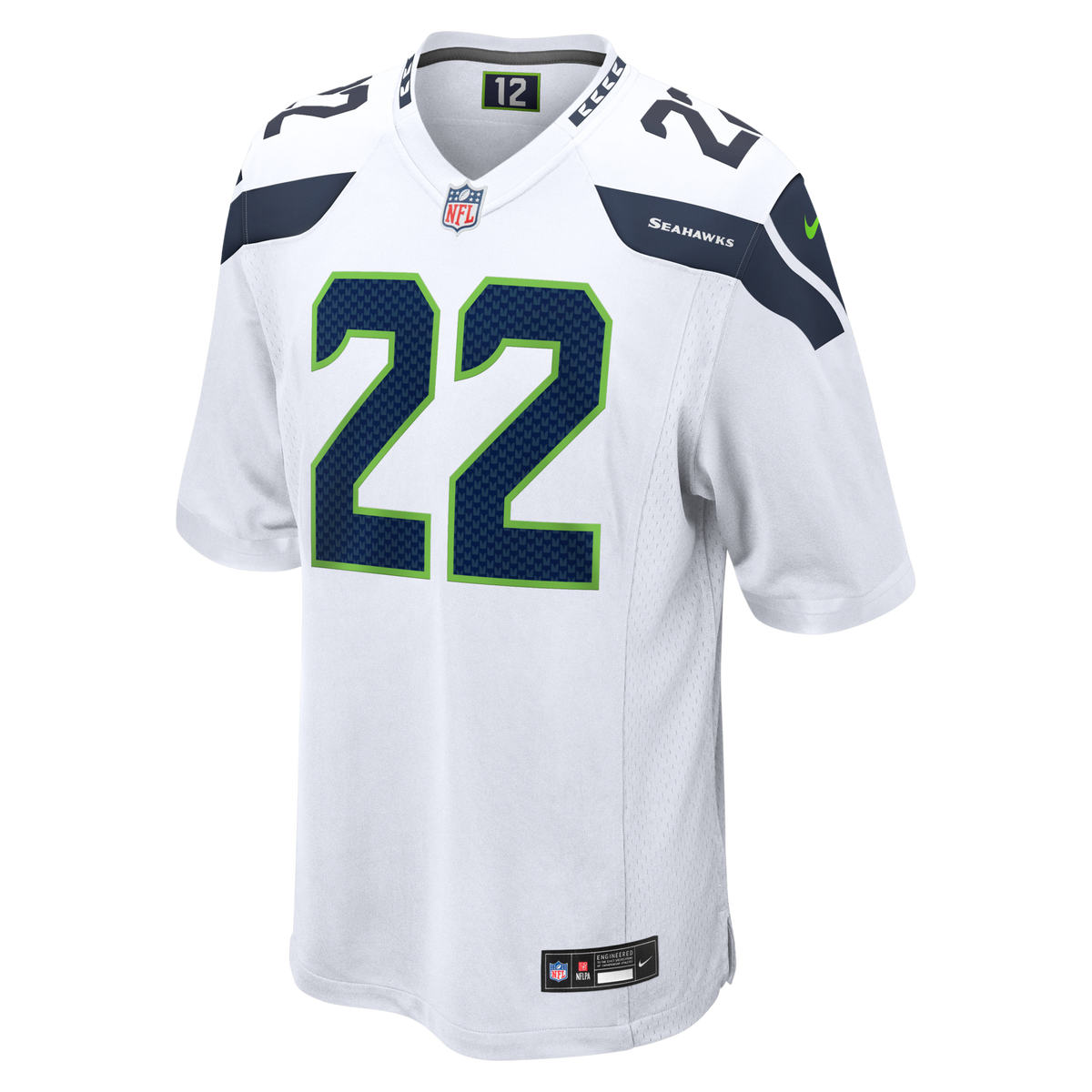 Seattle Seahawks Rashid Shaheed White Game Jersey