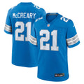 Detroit Lions Roger McCreary Blue Team Game Jersey