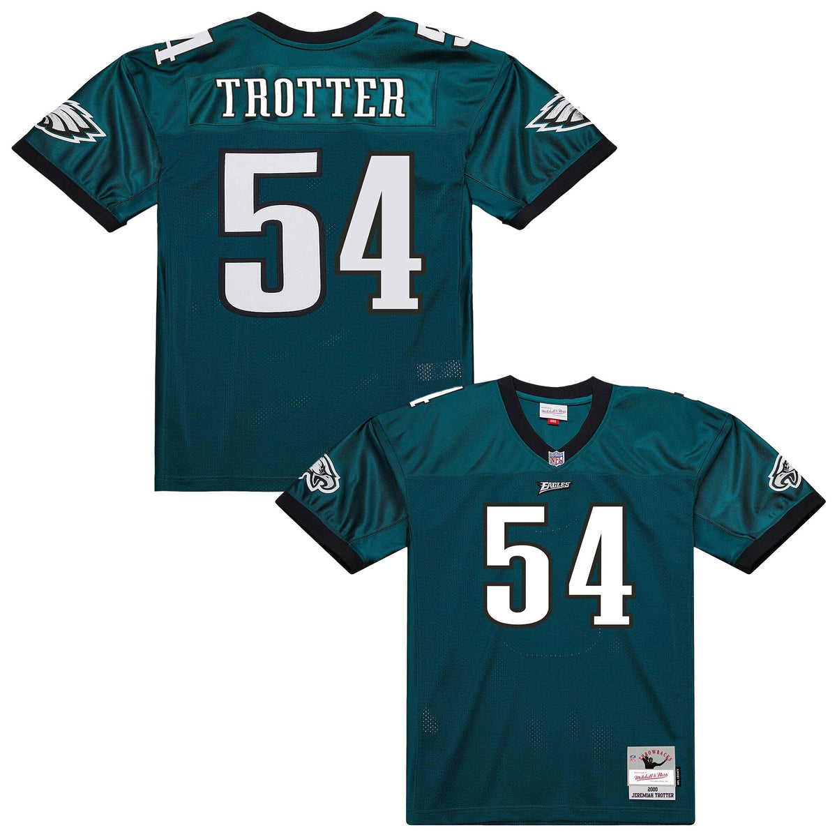 Philadelphia Eagles Jeremiah Trotter Green 2000 Legacy Throwback Replica Jersey