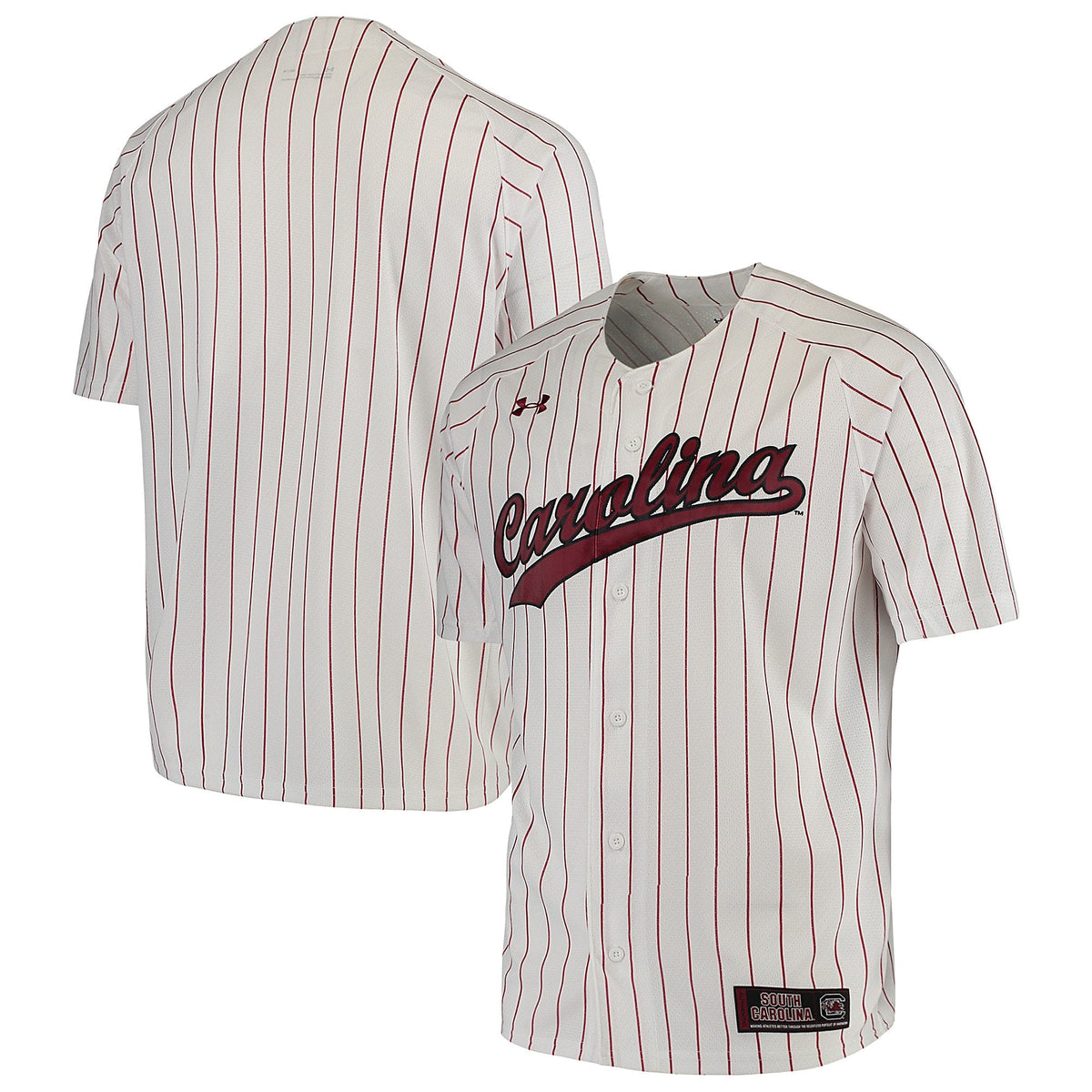 South Carolina Gamecocks Performance Replica Baseball Jersey - White