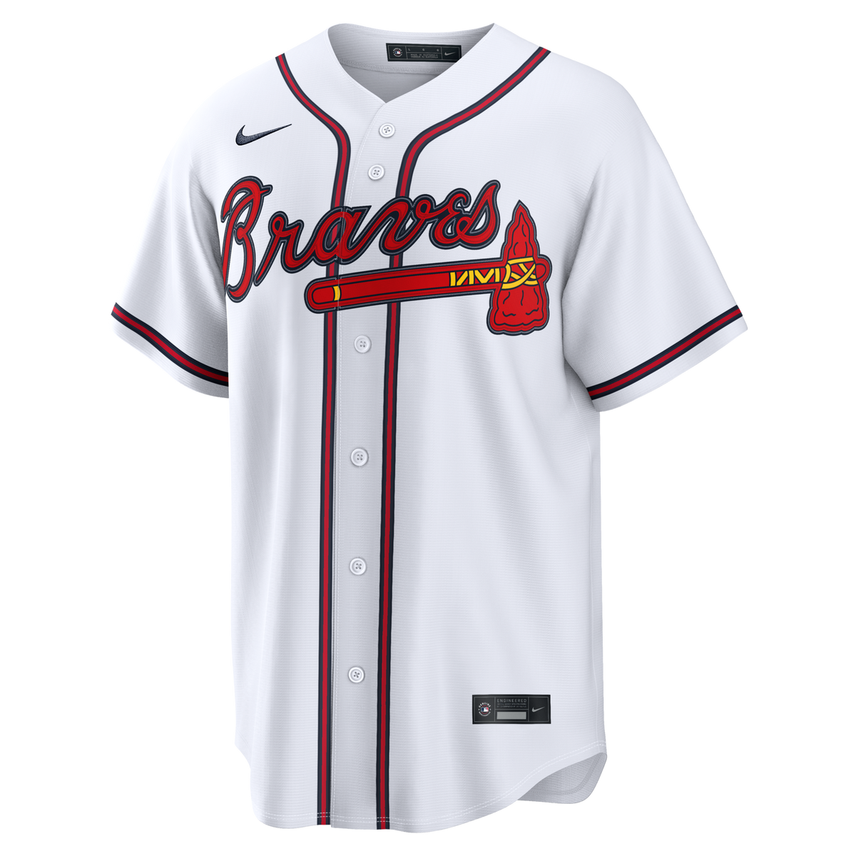 Atlanta Braves Lane Thomas White Home Replica Jersey