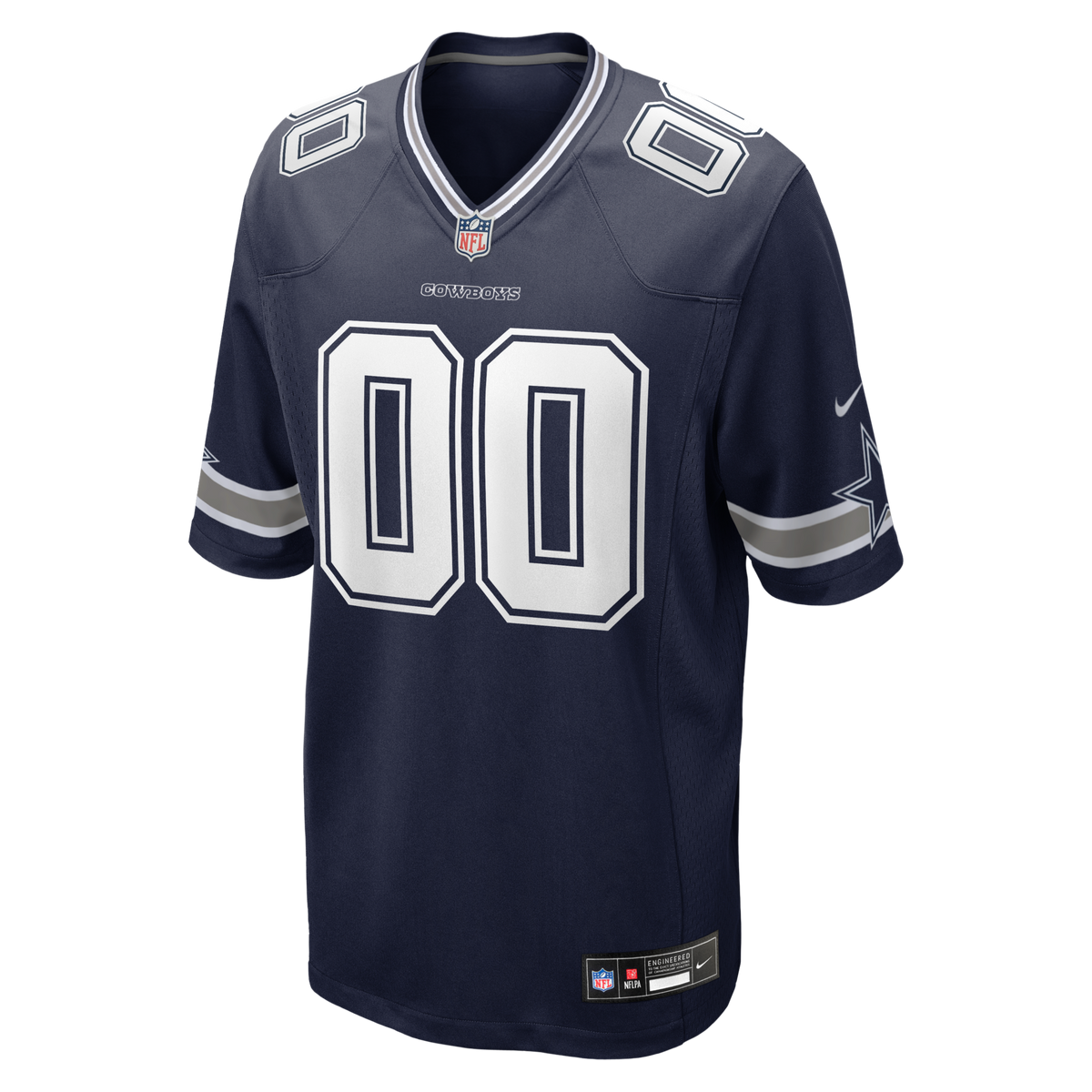 Dallas Cowboys Navy Custom Game Jersey