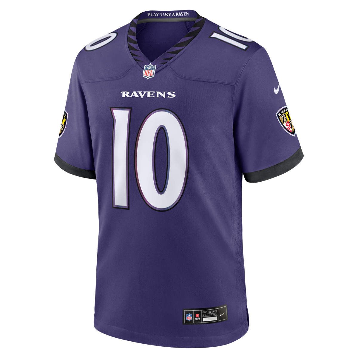 Baltimore Ravens LaJohntay Wester Purple Team Game Jersey