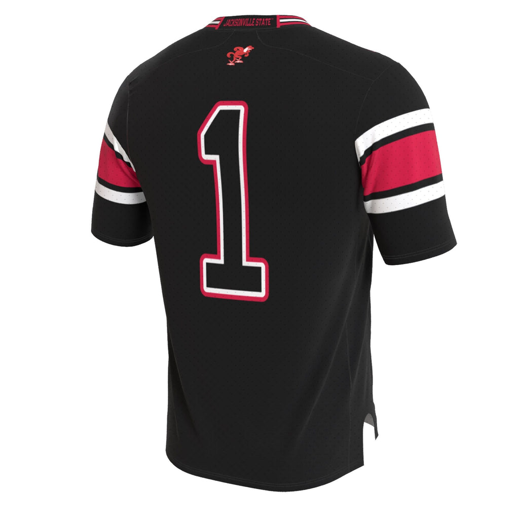Jacksonville State Gamecocks Lightweight Collegiate Football Blackout Fashion Jersey