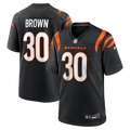 Cincinnati Bengals Chase Brown Black Team Game Jersey