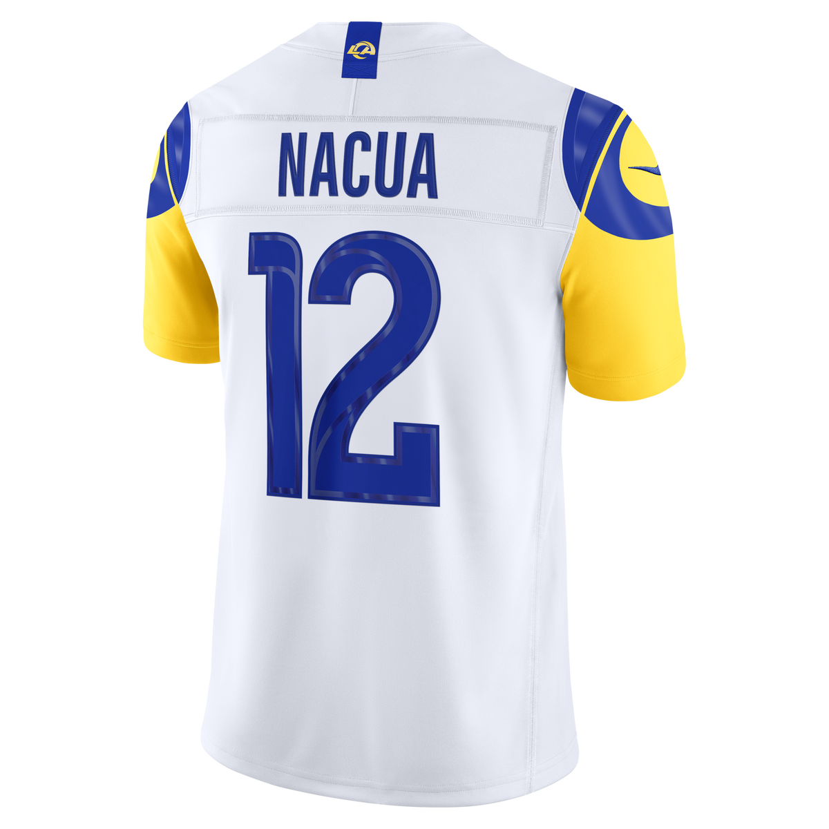 Los Angeles Rams Puka Nacua White Vapor F.U.S.E. Stitched Limited Jersey
