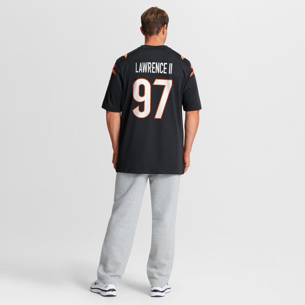Cincinnati Bengals Dexter Lawrence II Black Game Jersey
