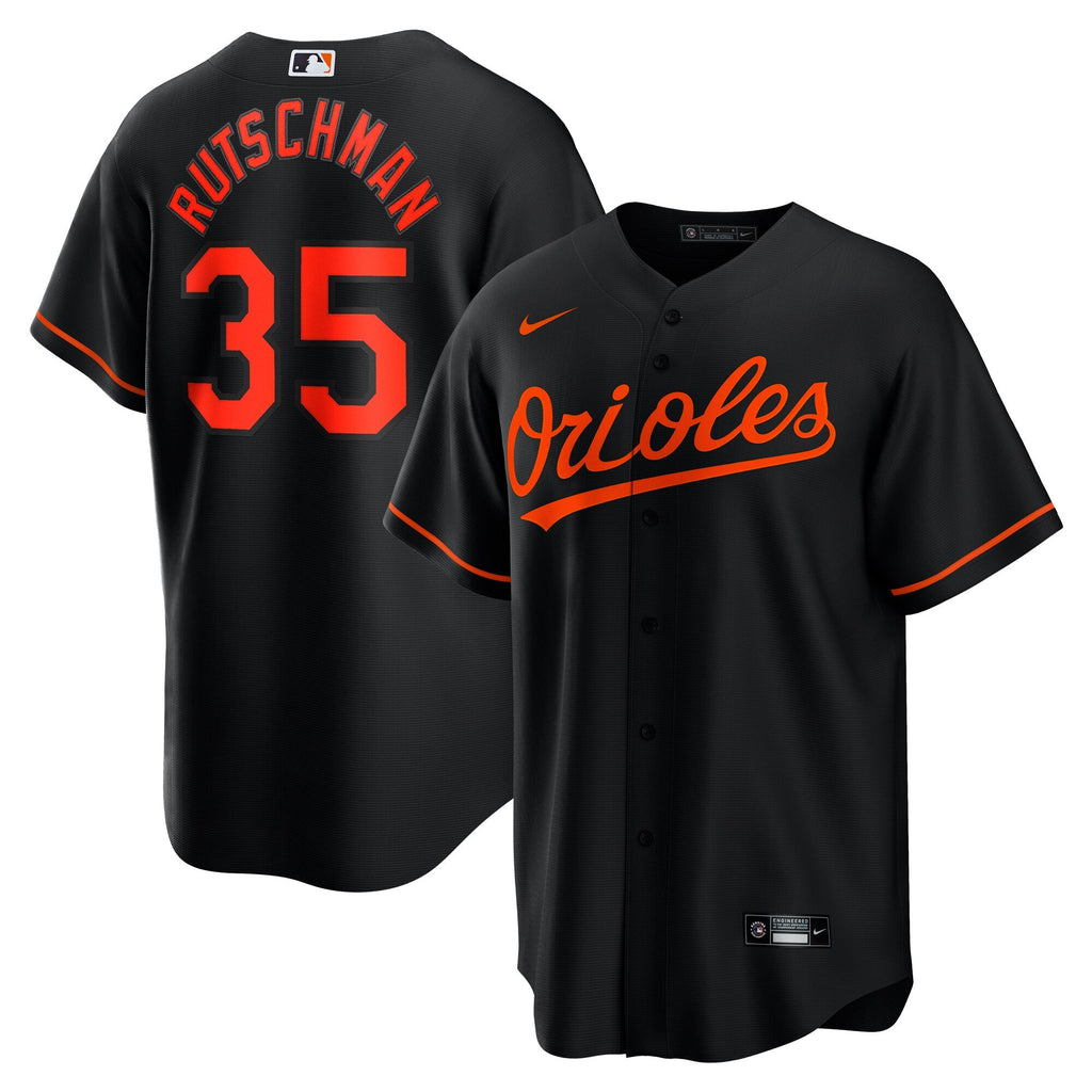 Baltimore Orioles Adley Rutschman Black Alternate Replica Player Jersey