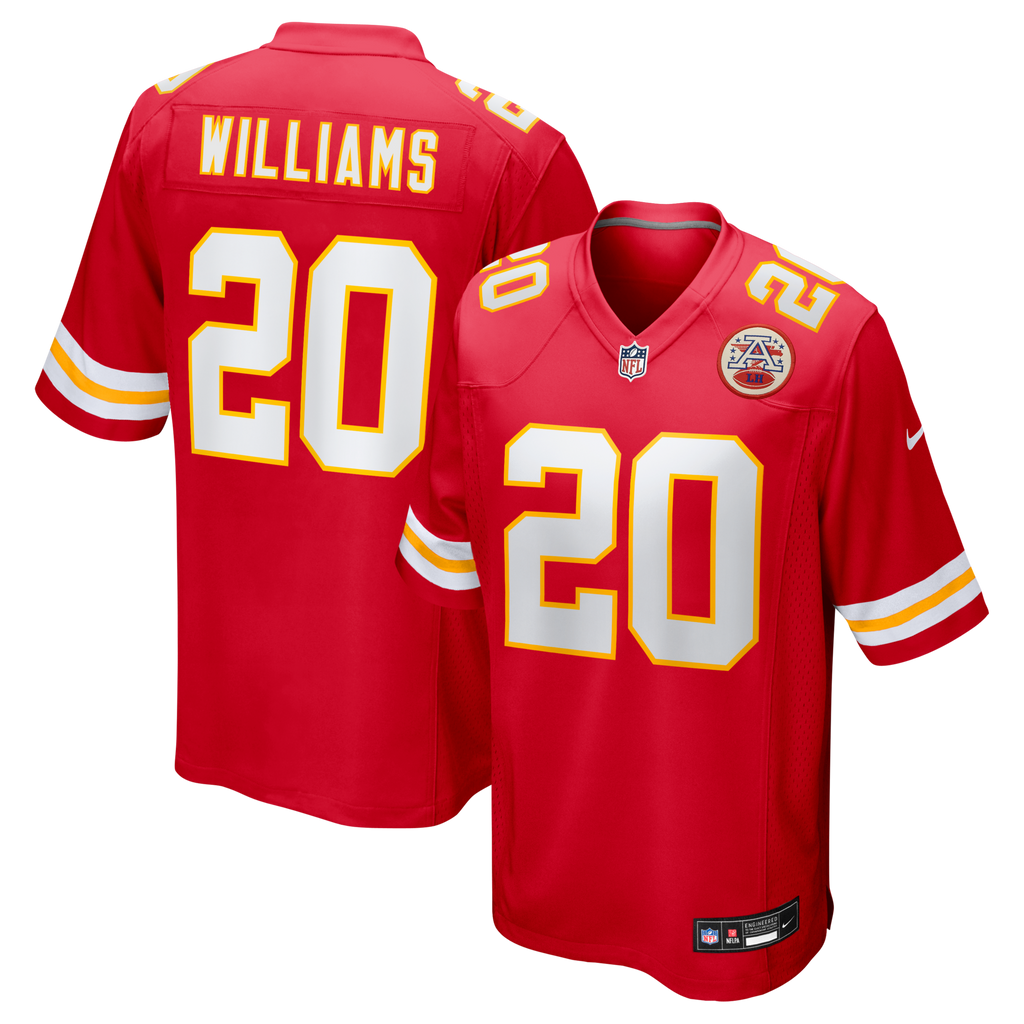 Kansas City Chiefs Nohl Williams Red Team Game Jersey