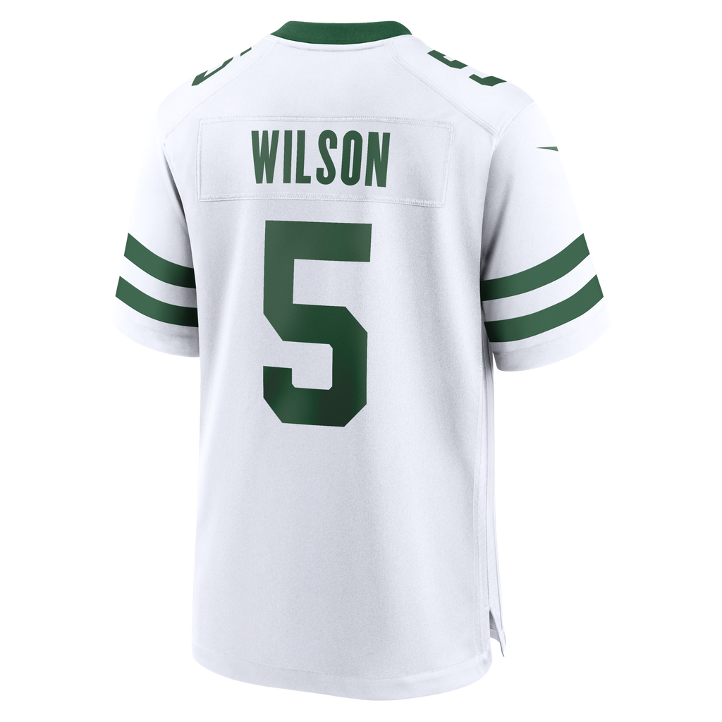 New York Jets Garrett Wilson Legacy White Game Jersey