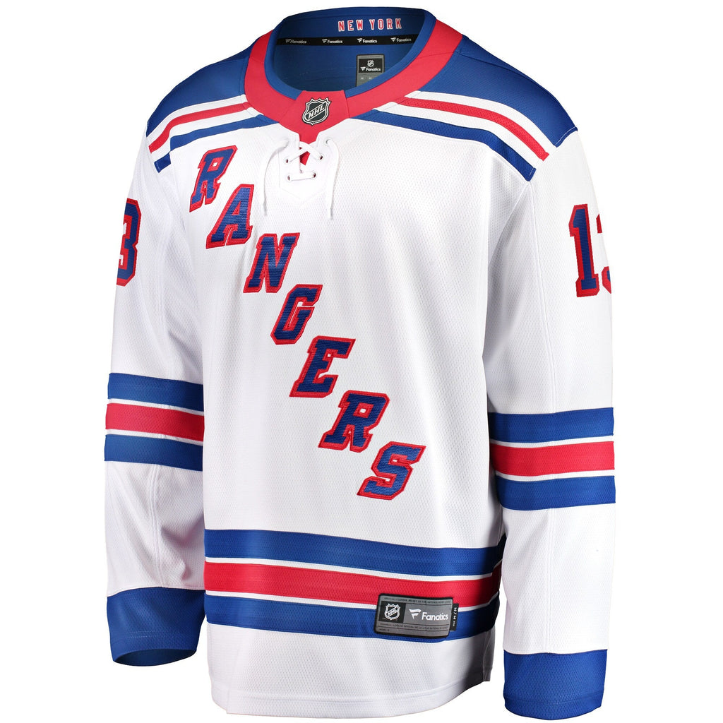 New York Rangers Alexis Lafreniere White Breakaway Jersey