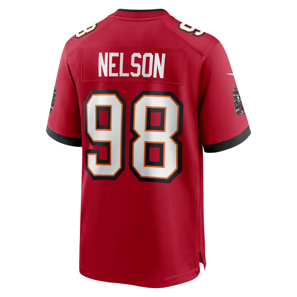 Tampa Bay Buccaneers Anthony Nelson Red Game Jersey
