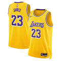 Los Angeles Lakers Icon Edition Swingman Jersey - Gold - Lebron James