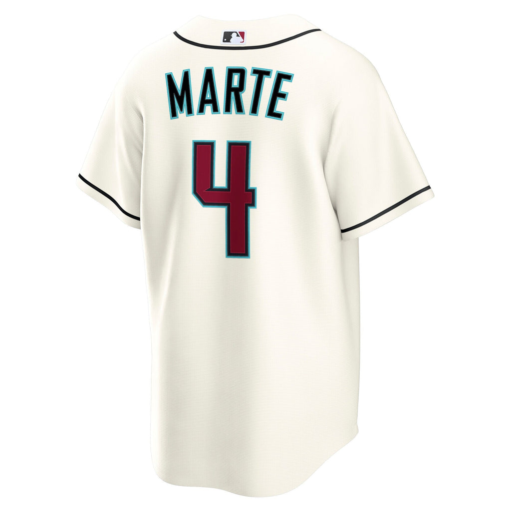 Arizona Diamondbacks Ketel Marte Cream Home Replica Jersey