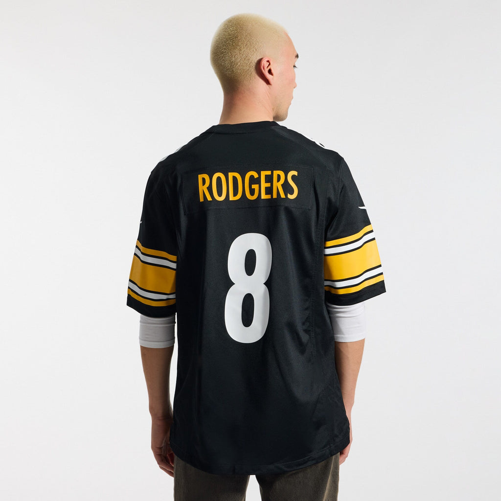 Pittsburgh Steelers Aaron Rodgers Black Game Jersey