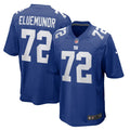 New York Giants Jermaine Eluemunor Royal Team Game Jersey