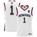 #1 Howard Bison Lightweight Basketball Jersey - White
