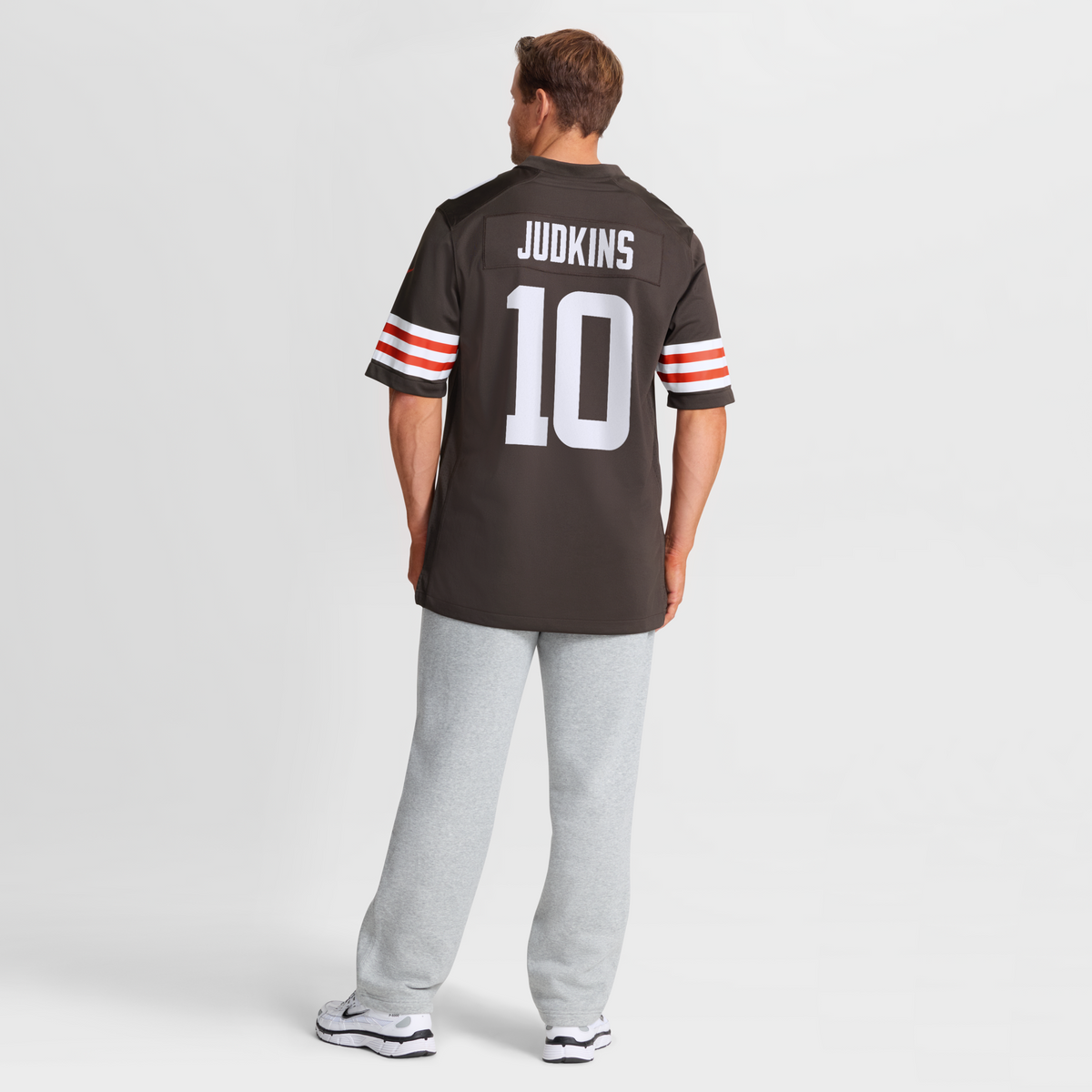 Cleveland Browns Quinshon Judkins Brown 2025 NFL Draft Game Jersey