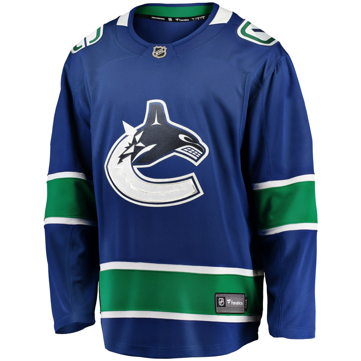 Vancouver Canucks Blue Home Team Breakaway Jersey