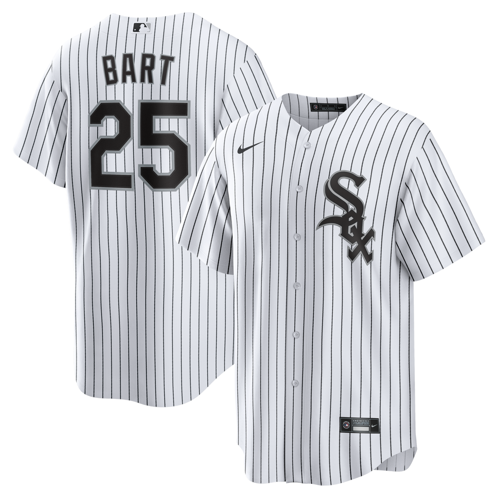 Chicago White Sox Joey Bart White Home Replica Jersey