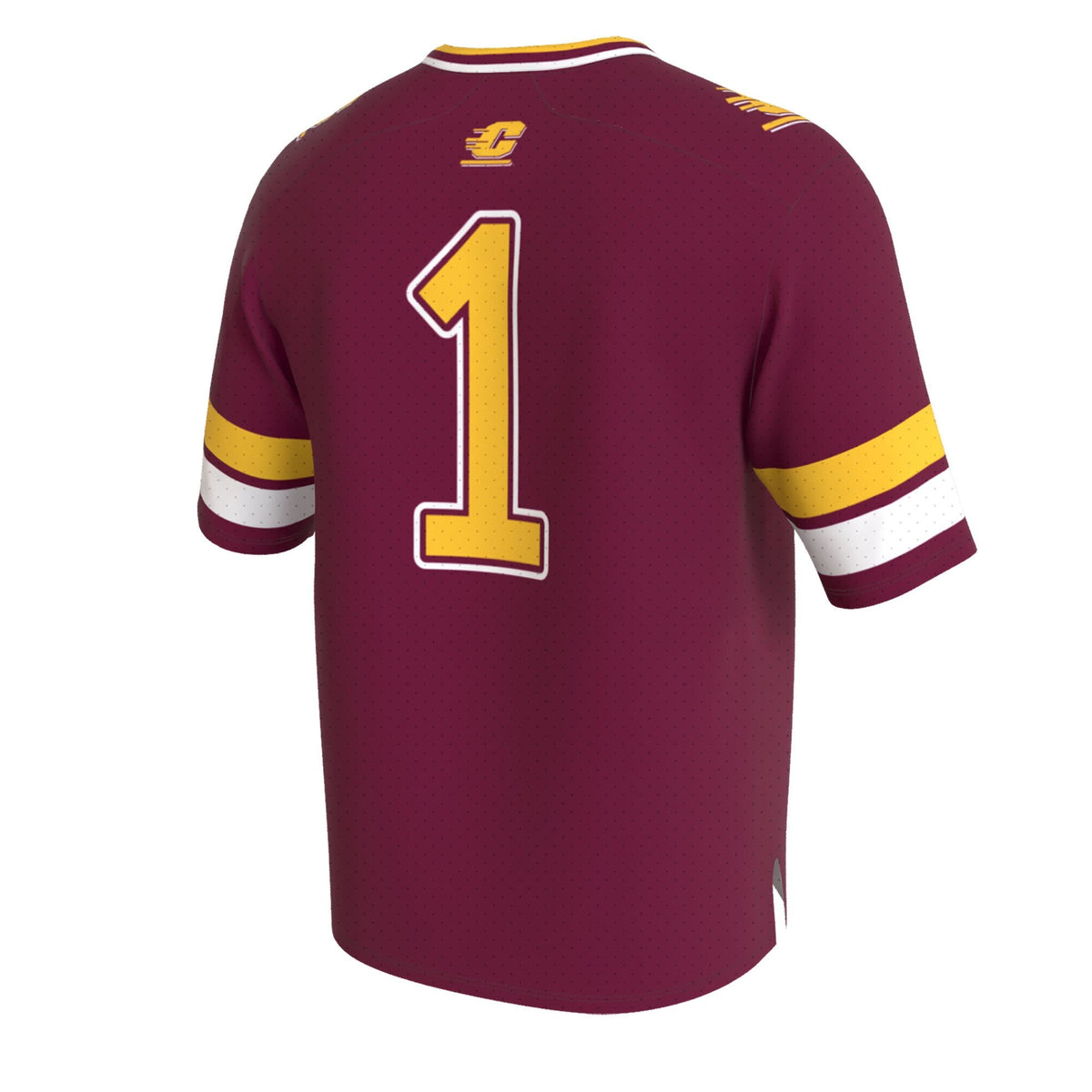 Central Michigan Chippewas Lightweight Collegiate Football Fashion Jersey - Maroon