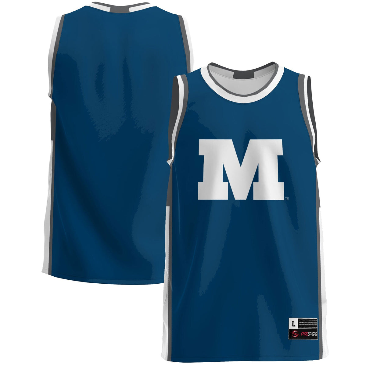 Millikin Big Blue Lightweight Basketball Jersey - Blue