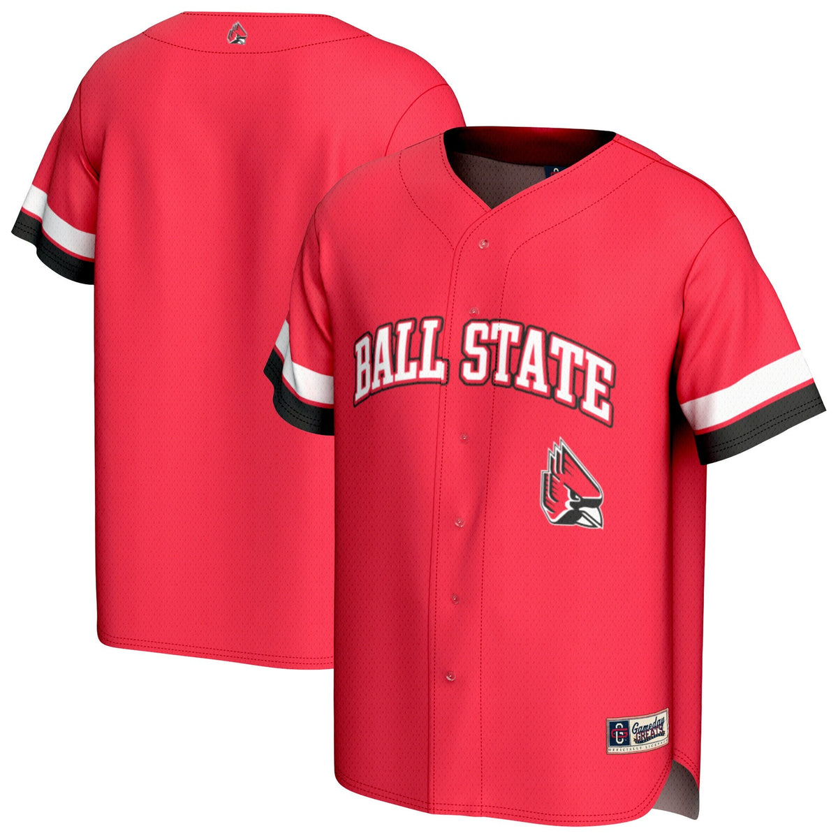 Ball State Cardinals Spirit Baseball Jersey - Cardinal
