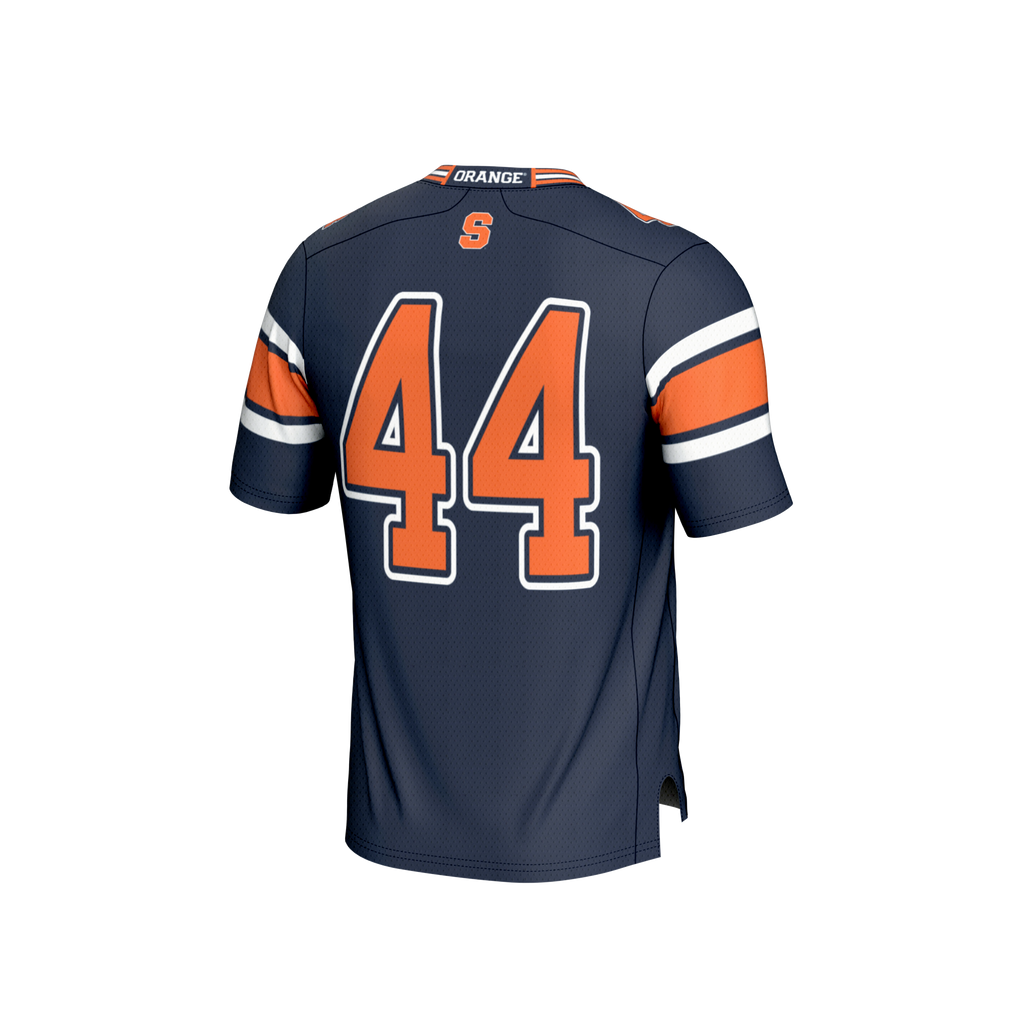 #44 Syracuse Orange Lightweight Collegiate Football Fashion Jersey - Navy
