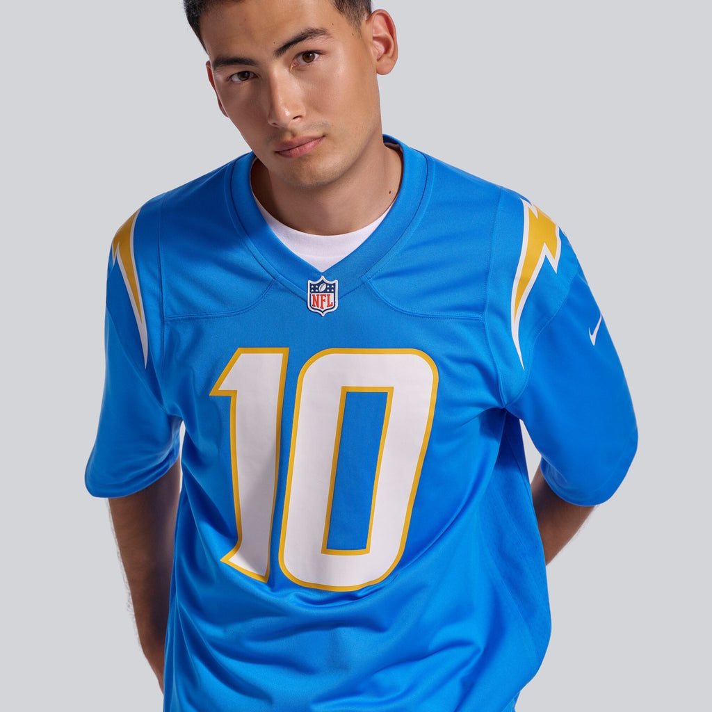 Los Angeles Chargers Justin Herbert Powder Blue Player Game Jersey