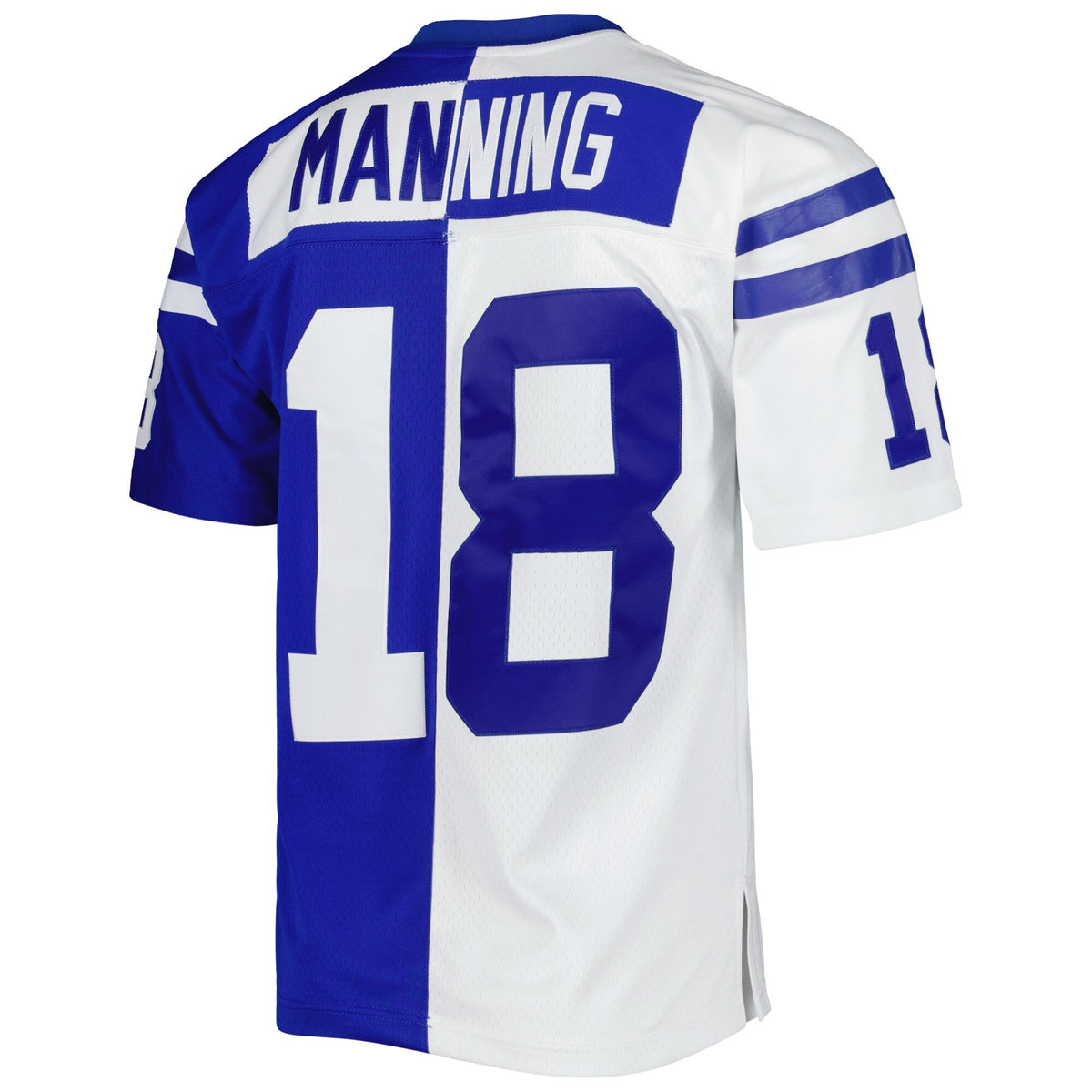 Indianapolis Colts Peyton Manning Royal/White 1998 Split Legacy Replica Jersey