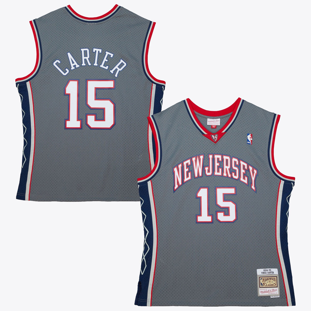 New Jersey Nets Vince Carter 2004 Alternate Authentic Jersey - Grey