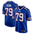 Buffalo Bills Ruben Brown Royal Game Retired Player Jersey