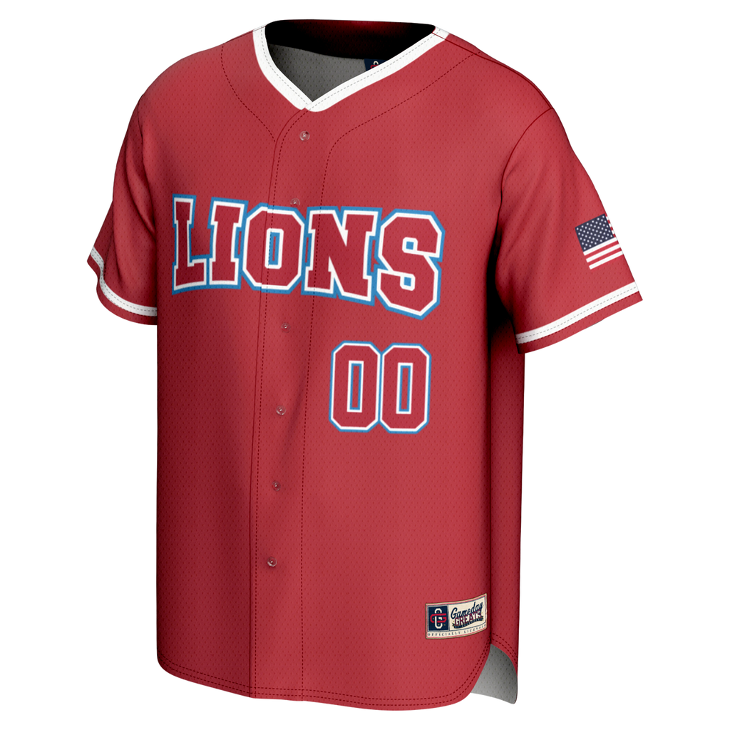 Loyola Marymount Lions NIL Pick-A-Player Lightweight Baseball Jersey - Red