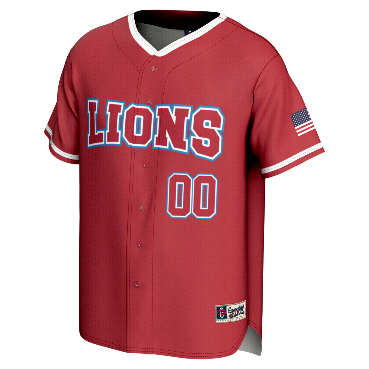 Loyola Marymount Lions NIL Pick-A-Player Lightweight Baseball Jersey - Red