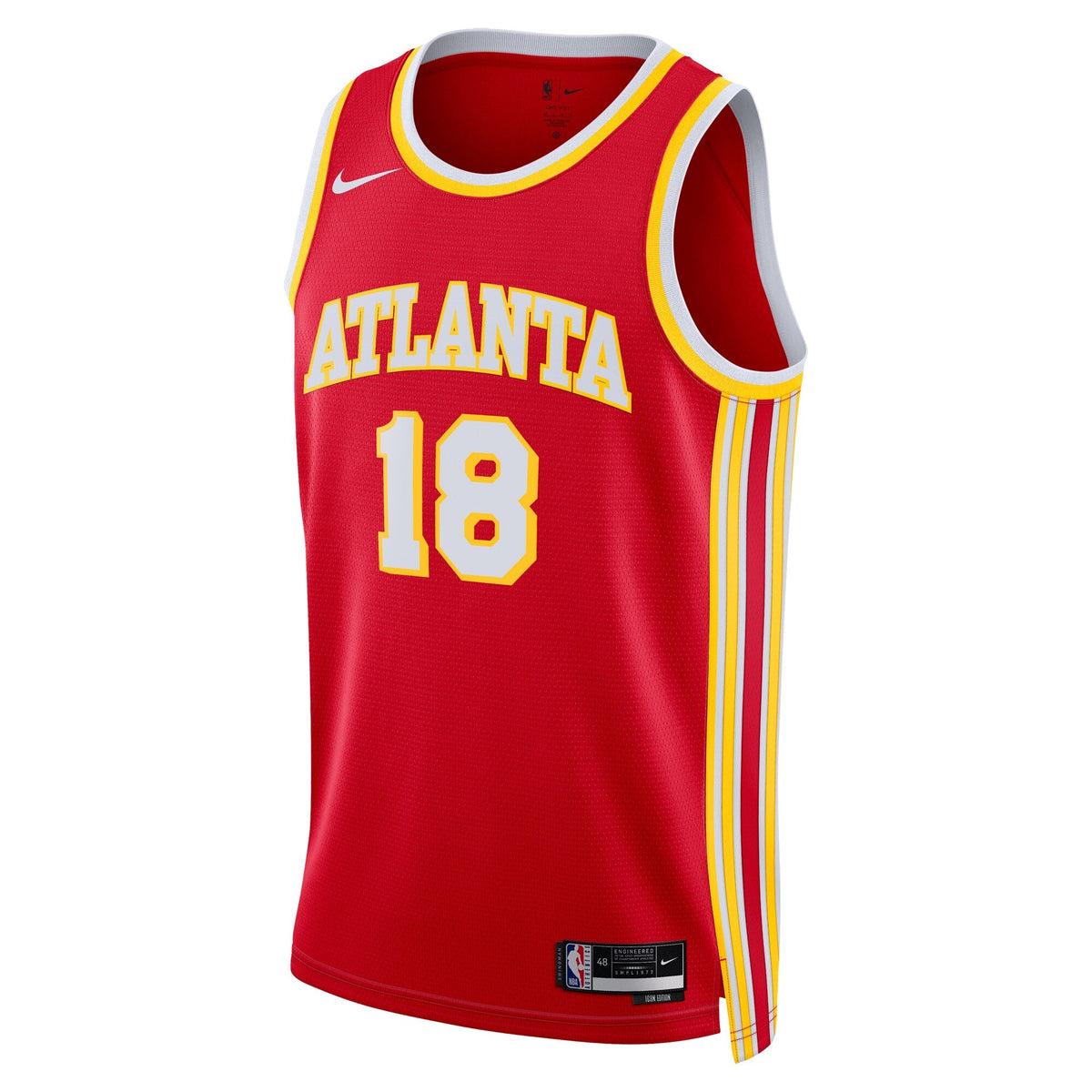 Atlanta Hawks Icon Edition Swingman Jersey - Red - Mouhamed Gueye