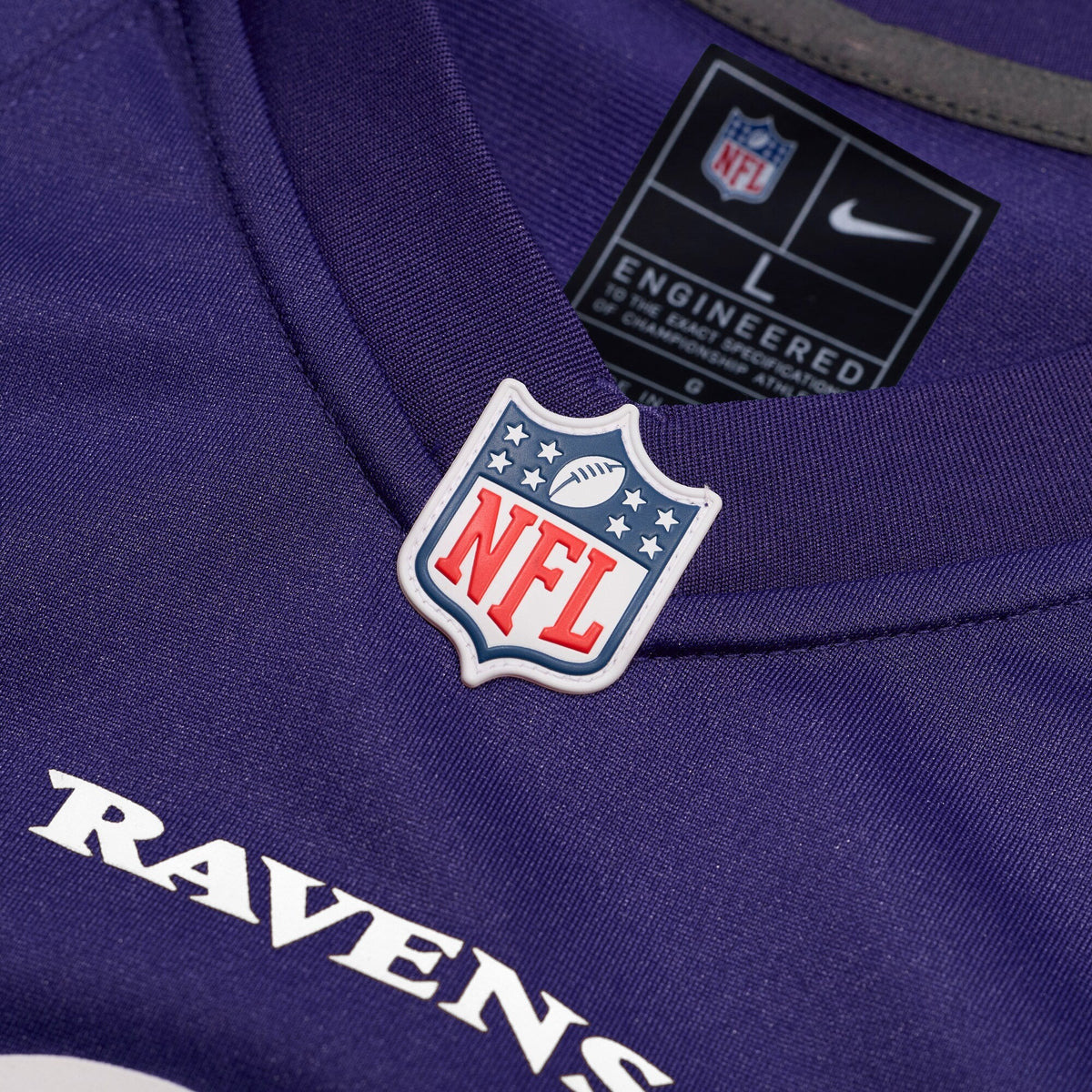 Baltimore Ravens Josh Tupou Purple Team Game Jersey