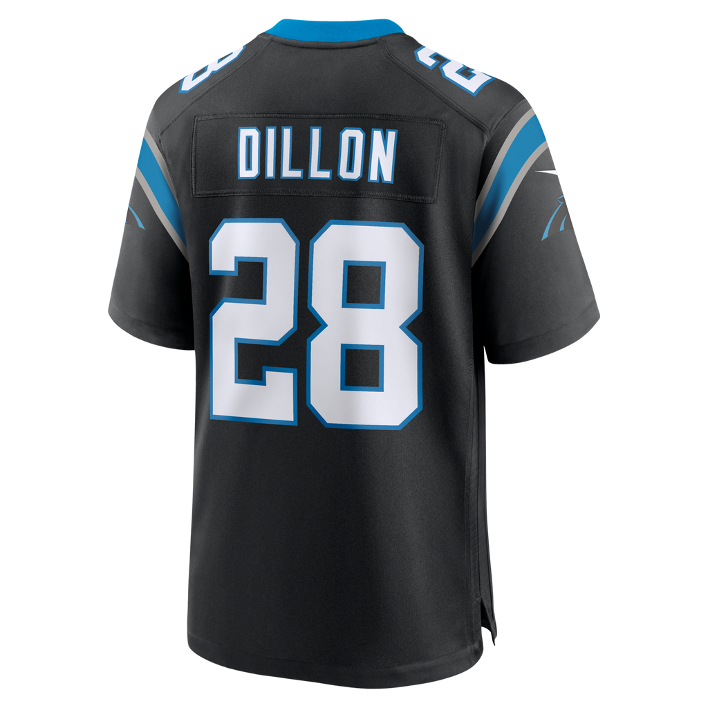 Carolina Panthers AJ Dillon Black Team Game Jersey