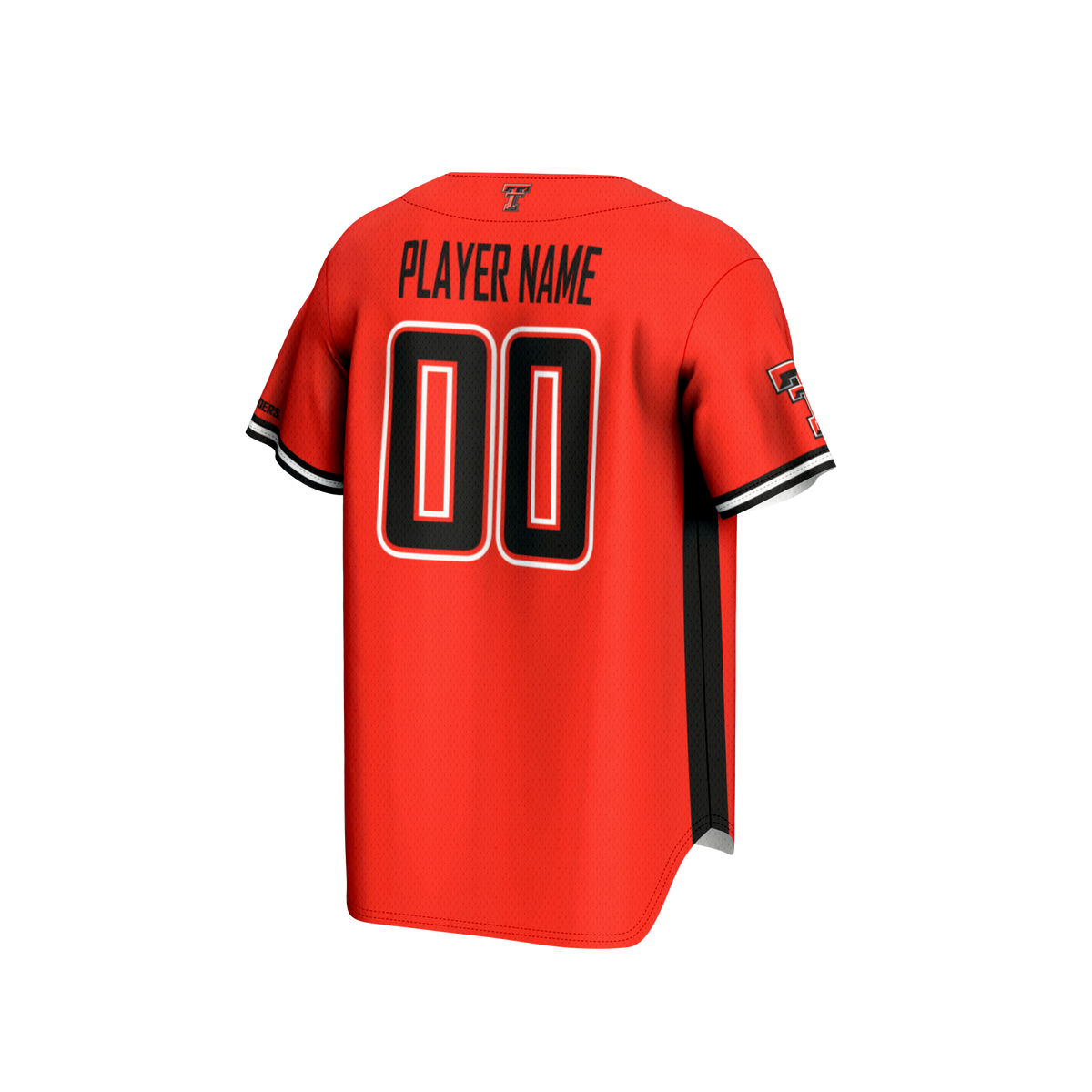 Texas Tech Red Raiders NIL Pick-A-Player Baseball Lightweight Jersey - Red
