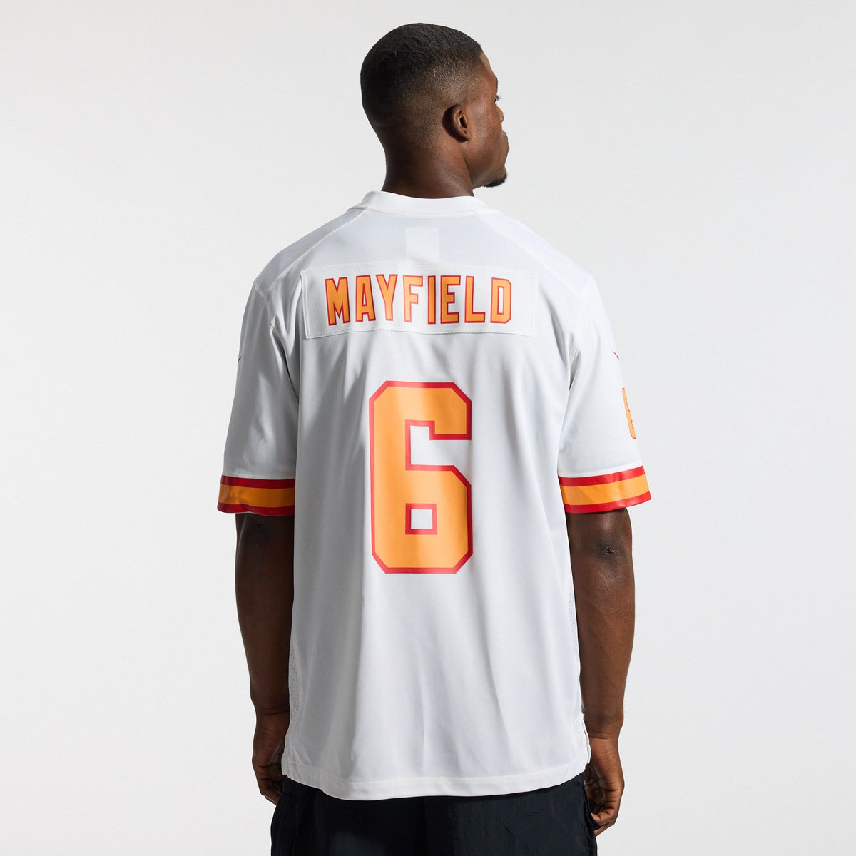 76 Tampa Bay Buccaneers Baker Mayfield White Player Game Jersey