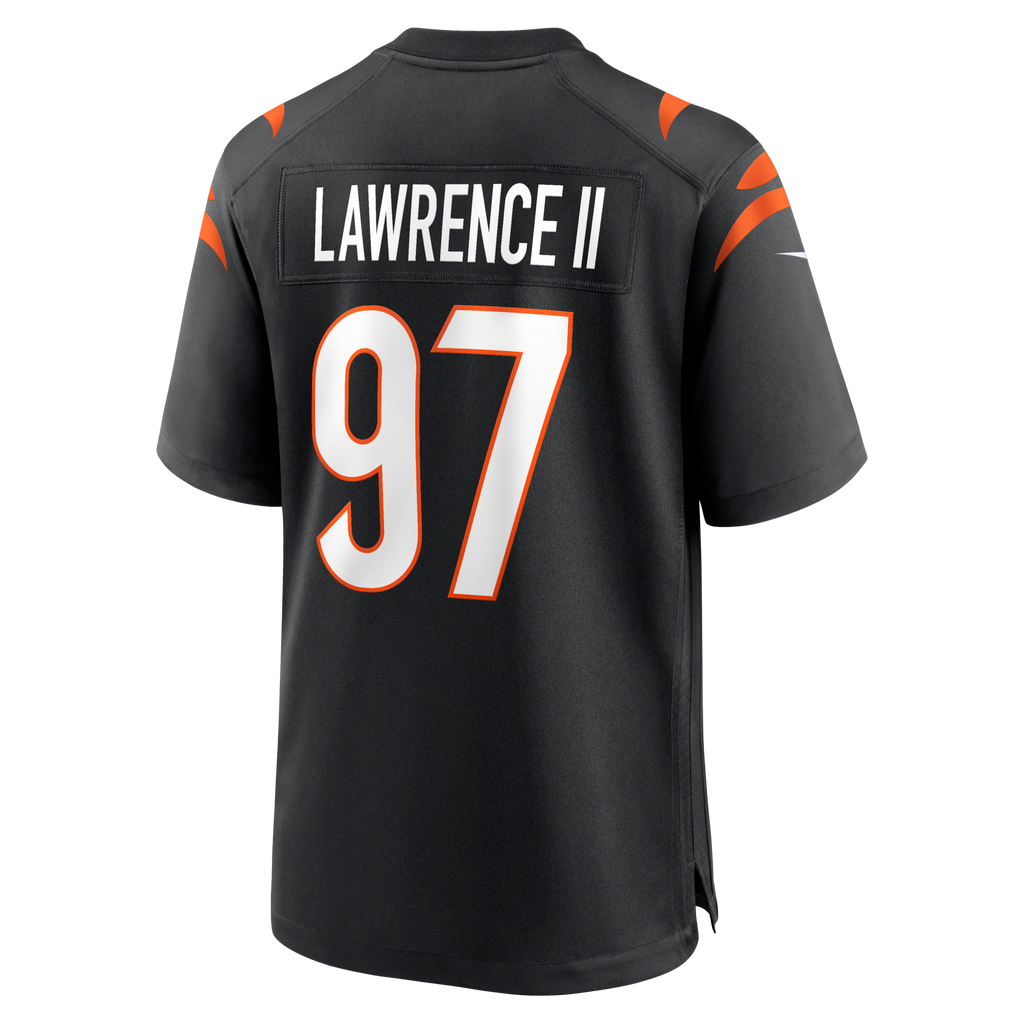 Cincinnati Bengals Dexter Lawrence II Black Game Jersey