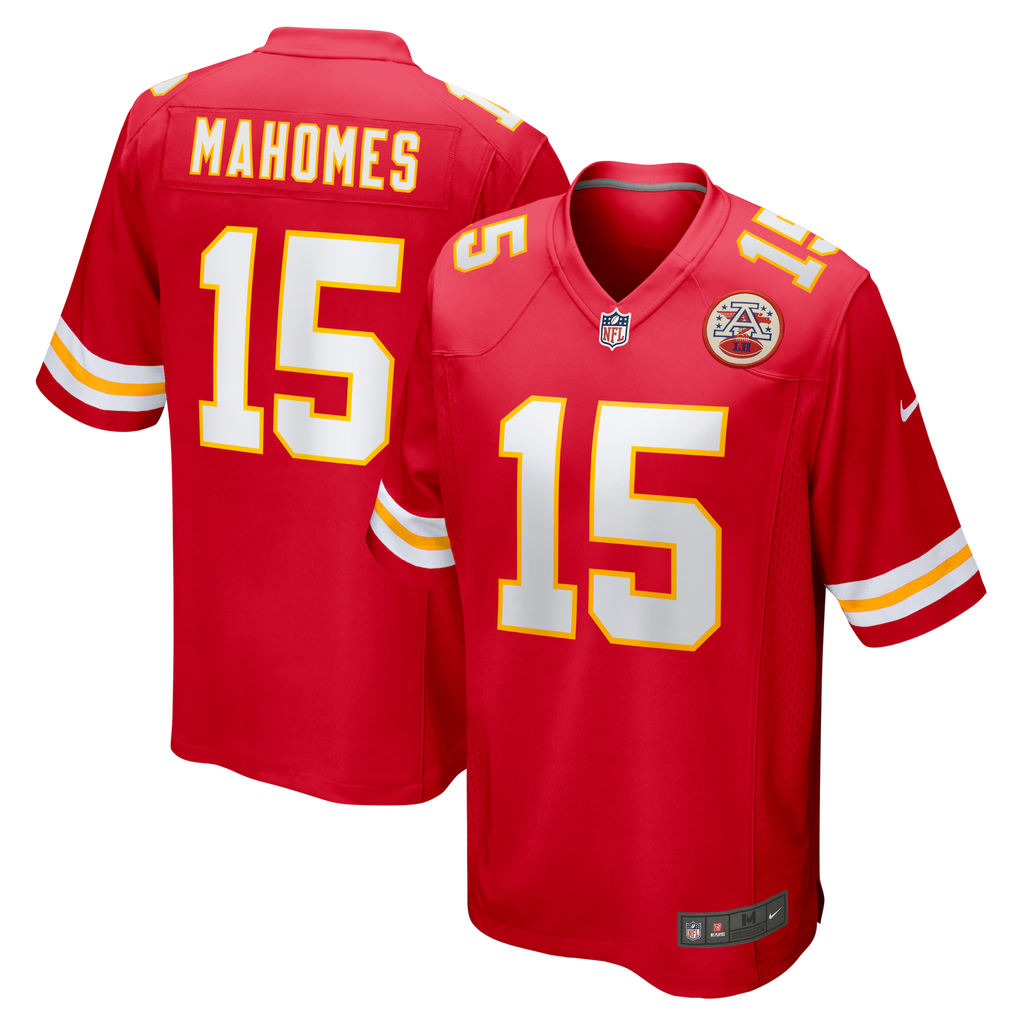 Kansas City Chiefs Patrick Mahomes Red Game Jersey